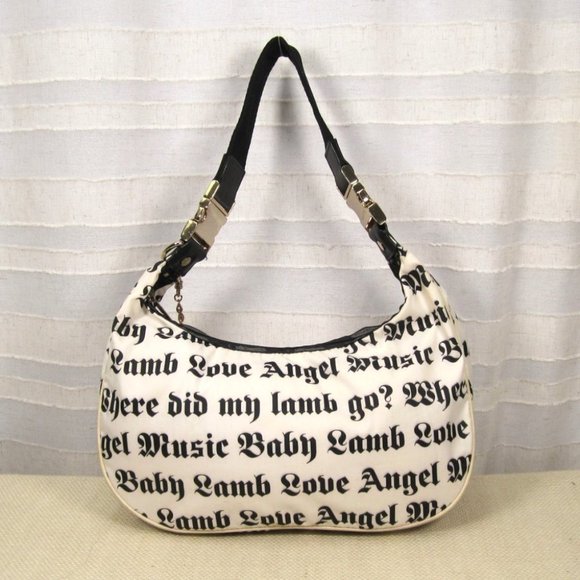 Extremely Rare Vintage L.A.M.B. LeSportsac Large White Hella Hobo - Gwen Stefani - Picture 2 of 11